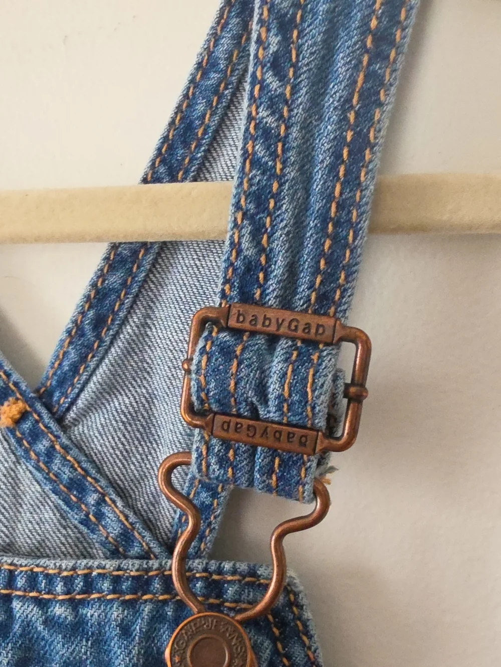 GAP Classic Light Blue Denim Overalls Size 2 Yrs